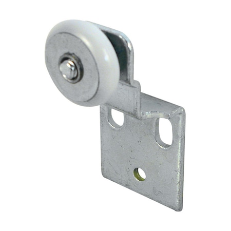 Prime-Line Prime-Line 3/4 in. D X 1/4 in. L Mill Plastic/Steel Door Roller Bracket 2 pk 16202-B